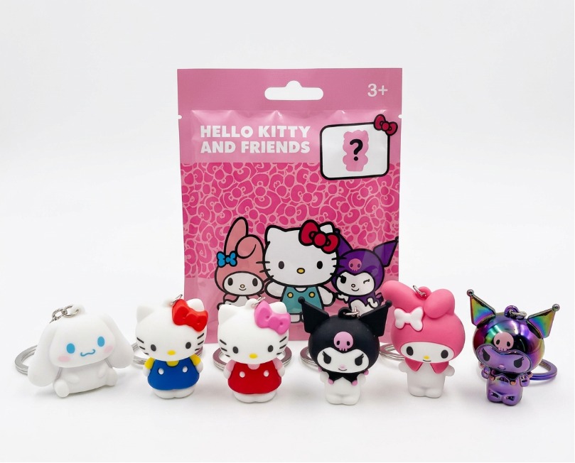 HELLO KITTY Portachiavi 3D 6cm In Blind Bag 6ass..x…x